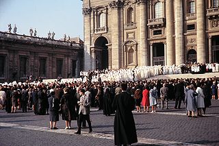 Ouverture du Concile Vatican II le 11 octobre 1962 (photo by Peter Geymayer - Public domain)