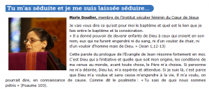 Tu m'as séduite...